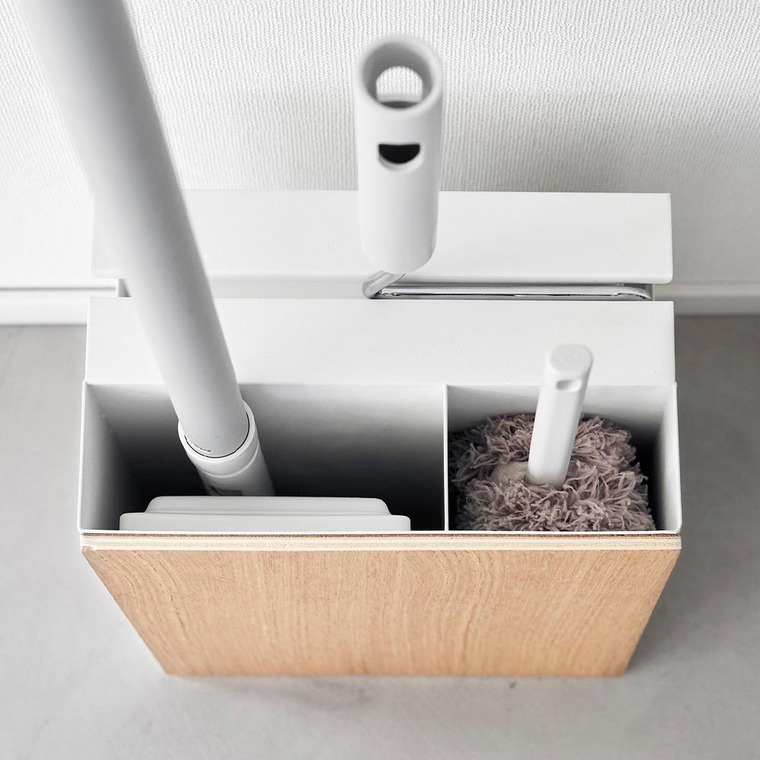 山崎実業 RIN クリーナーツールオーガナイザー リン 収納 送料無料 1745 1746 ブラウン ナチュラル