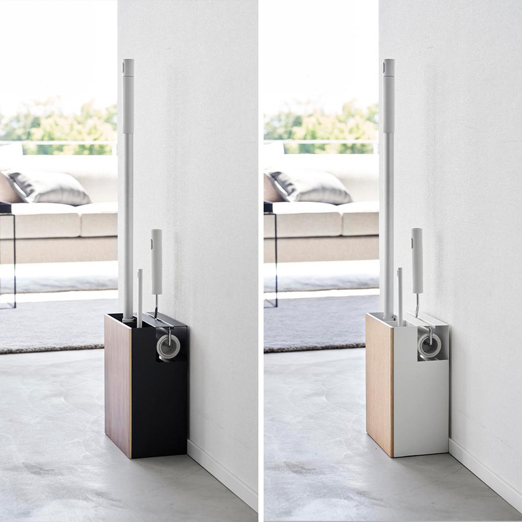 山崎実業 RIN クリーナーツールオーガナイザー リン 収納 送料無料 1745 1746 ブラウン ナチュラル