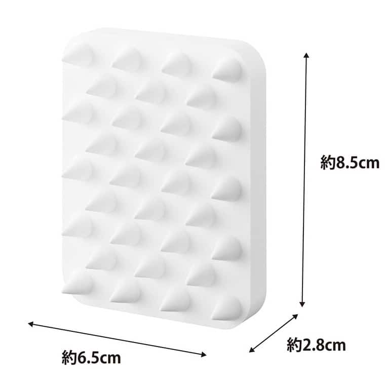 （土・日発送可） マグネット頭皮マッサージブラシ タワー ハードタイプ 山崎実業 公式 tower 1771 1772 ホワイト ブラック