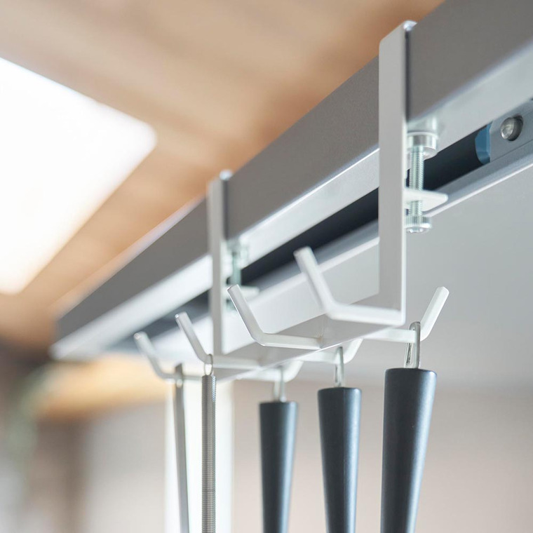 山崎実業 tower レンジフード横フックタワー 7連 キッチン 1787 1788 ホワイト ブラック