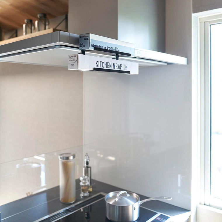 山崎実業 tower レンジフード横ラップ収納 タワー