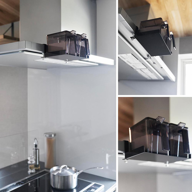 山崎実業 tower レンジフード横調味料ラック タワー