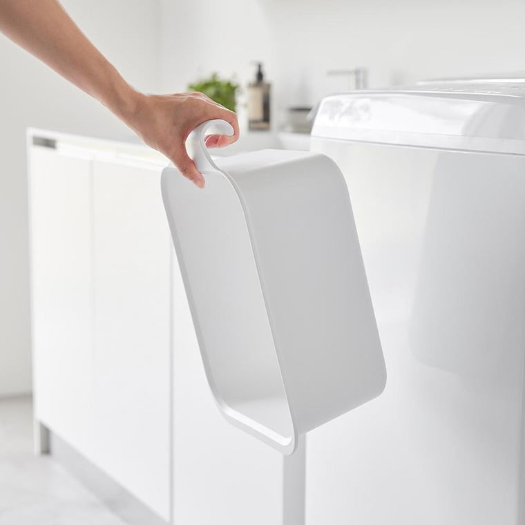 （土・日発送可） マグネット&引っ掛けバケツ タワー 7.5L 山崎実業 公式 tower 1832 1833 ホワイト ブラック 送料無料