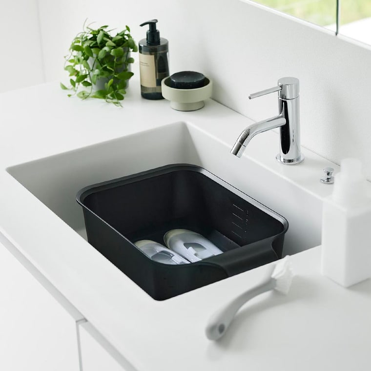 （土・日発送可） マグネット&引っ掛けバケツ タワー 7.5L 山崎実業 公式 tower 1832 1833 ホワイト ブラック 送料無料