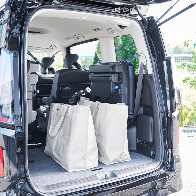 山崎実業 tower ポリエチレンシート外遊び収納バッグ タワー ワイド 送料無料 1846 1847 ライトグレー ブラック