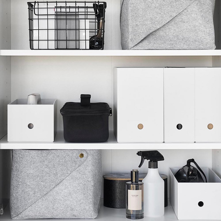 山崎実業 tower 工具バッグ タワー 仕切り付き 収納 送料無料 1850 1851 ライトグレー ブラック