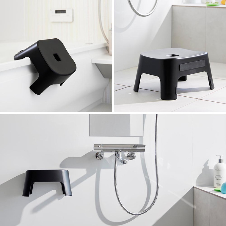 山崎実業 tower マグネット風呂イス タワー キッズ用 SH13 お風呂 送料無料 1852 1853 ホワイト ブラック