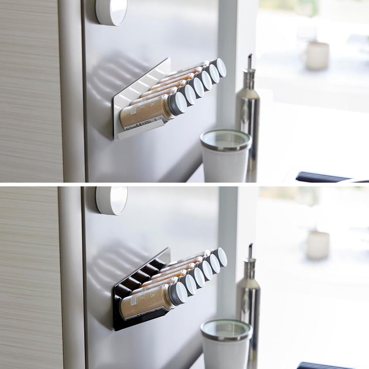 （土・日発送可） マグネット斜め置きスパイスラック タワー 山崎実業 公式 tower キッチン 用品 1905 1906 ホワイト ブラック