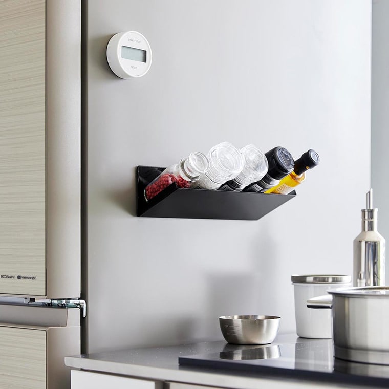 （土・日発送可） マグネット斜め置きスパイスラック タワー 山崎実業 公式 tower キッチン 用品 1905 1906 ホワイト ブラック