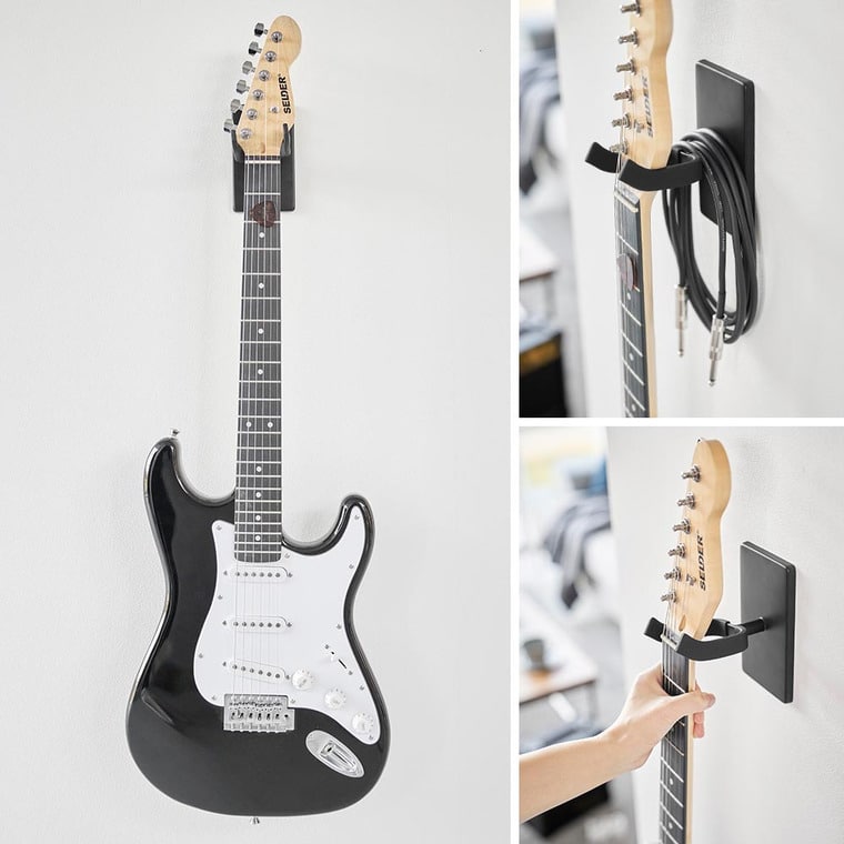 ウォールギターフック タワー 石こうボード壁対応 山崎実業 公式 tower 収納 1925 1926 ホワイト ブラック