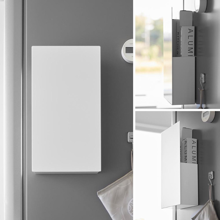 山崎実業 tower 隠せるマグネットラップホルダー タワー