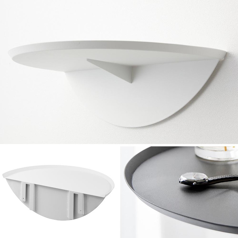 山崎実業 tower ウォールサイドテーブル タワー 石こうボード壁対応 送料無料 1937 1938 ホワイト ブラック