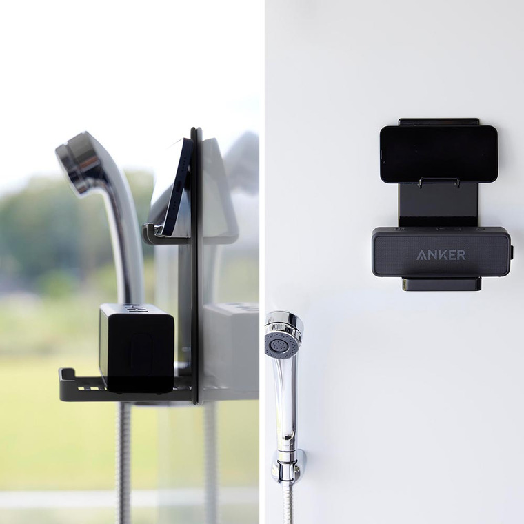 山崎実業 tower マグネットポータブルスピーカートレー タワー お風呂 送料無料 1947 1948 ホワイト ブラック