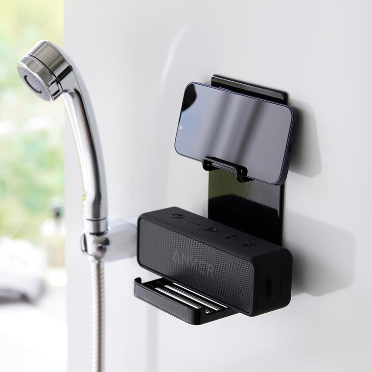 山崎実業 tower マグネットポータブルスピーカートレー タワー お風呂 送料無料 1947 1948 ホワイト ブラック