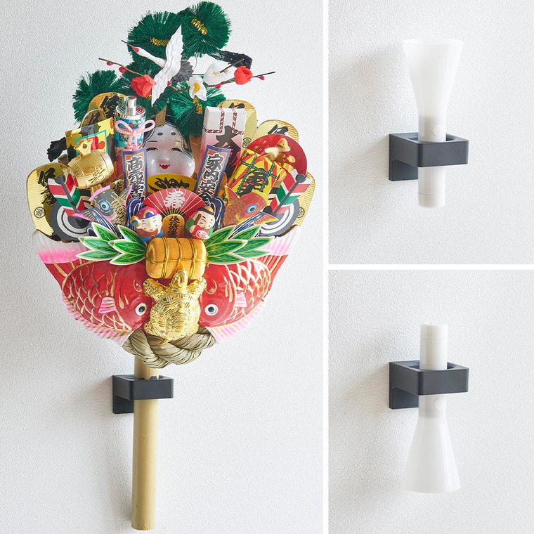 山崎実業 tower ウォール推し活ペンライトホルダー タワー 石こうボード壁対応