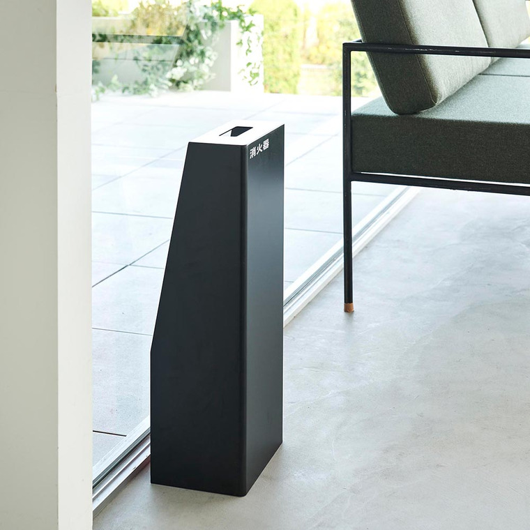 山崎実業 tower 消火器スタンド タワー 収納 送料無料 1955 1956 ホワイト ブラック