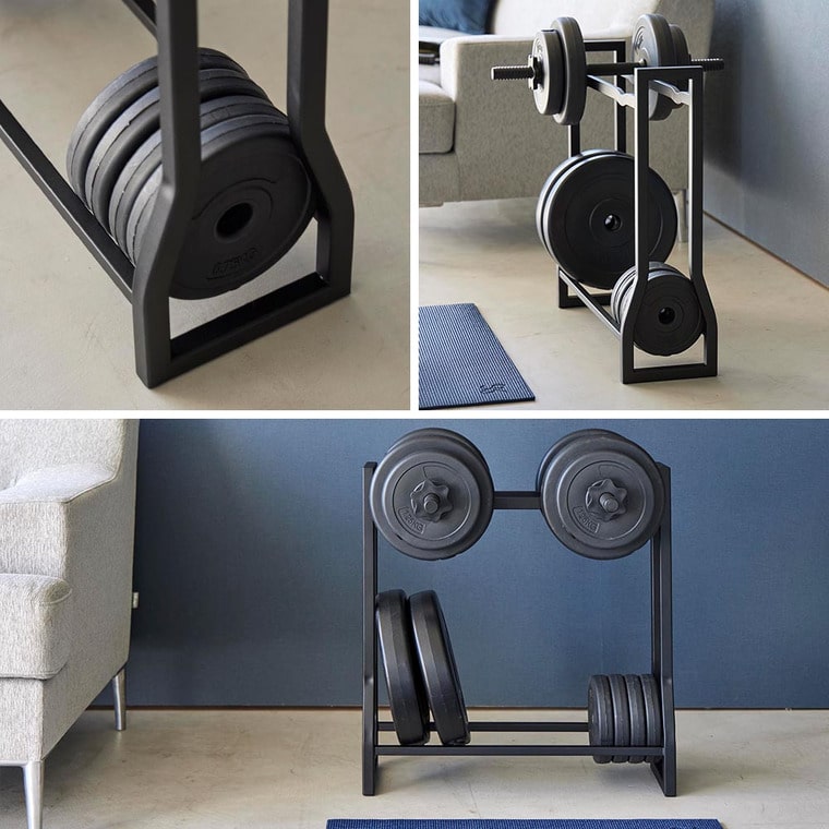 山崎実業 tower ダンベルラック タワー 収納 送料無料 1963 1964 ホワイト ブラック