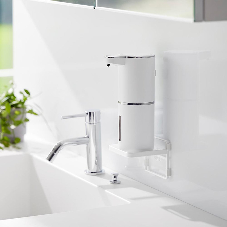 山崎実業 tower フィルムフック ソープディスペンサー収納トレー タワー 2181 2182 ホワイト ブラック