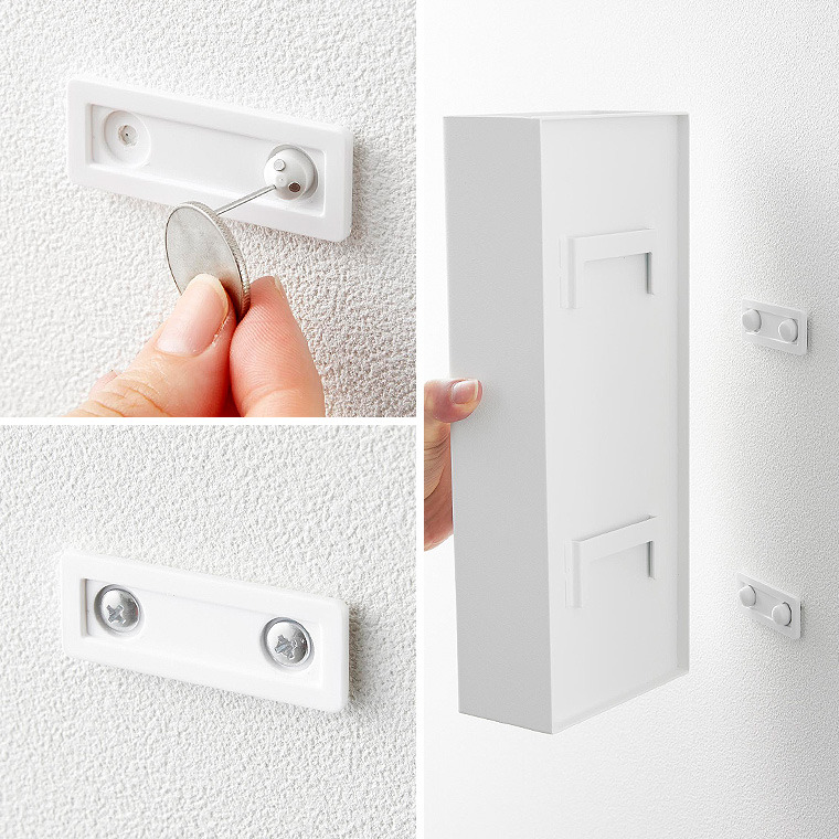 山崎実業 tower 石こうボード壁対応フローリングワイパーホルダー タワー 収納 1997 1998