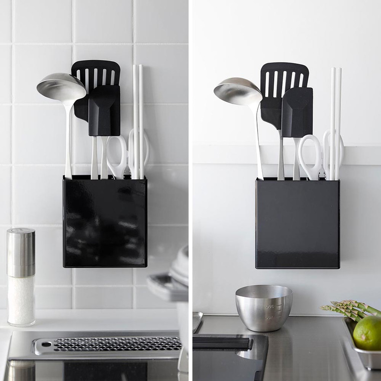 山崎実業 tower フィルムフックキッチンツールホルダー タワー キッチン 2157 2158 ホワイト ブラック