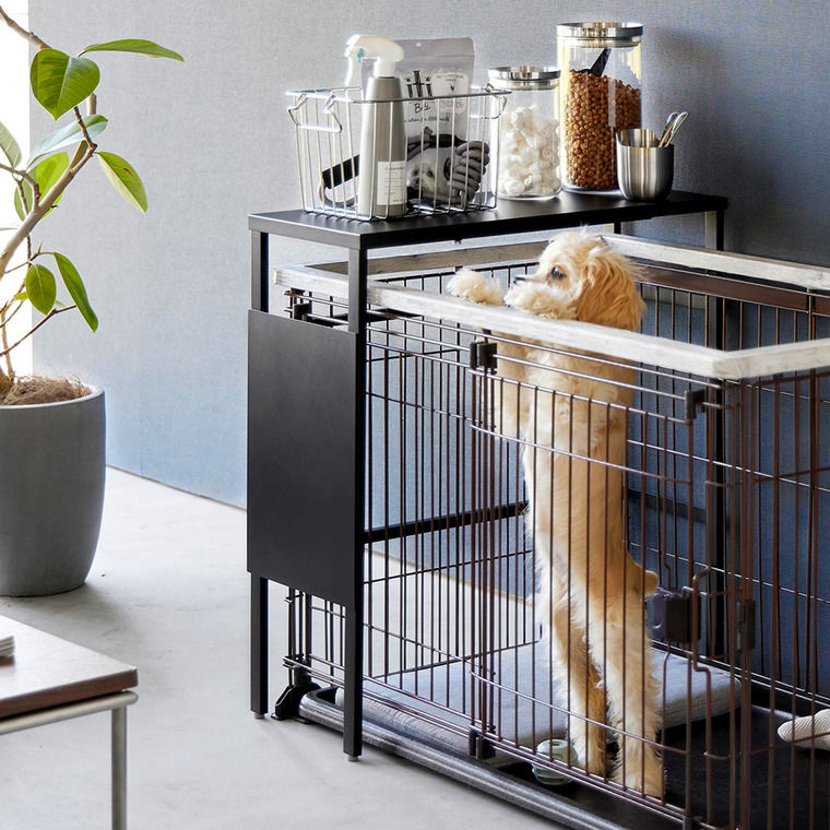 山崎実業 tower 伸縮ペットケージ上ラック タワー用 オプションパーツ 2849 2850 ホワイト ブラック