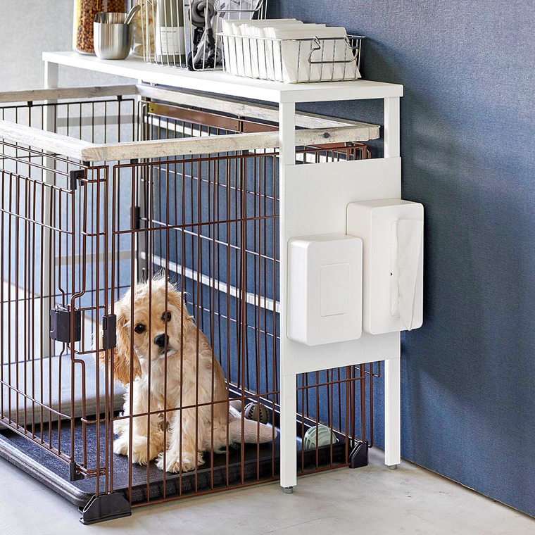 山崎実業 tower 伸縮ペットケージ上ラック タワー用 オプションパーツ 2849 2850 ホワイト ブラック