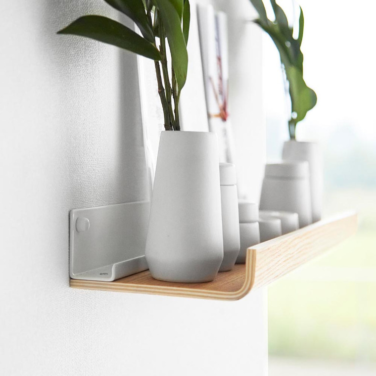 山崎実業 RIN 石こうボード壁対応神棚 リン 山崎実業 RIN 3656 3657 ブラウン ナチュラル