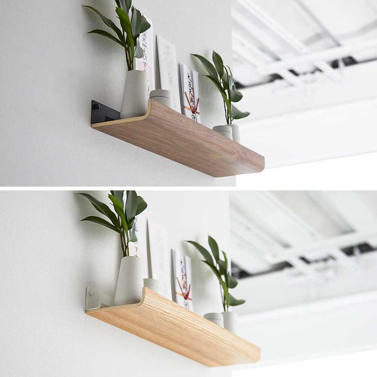 山崎実業 RIN 石こうボード壁対応神棚 リン 山崎実業 RIN 3656 3657 ブラウン ナチュラル