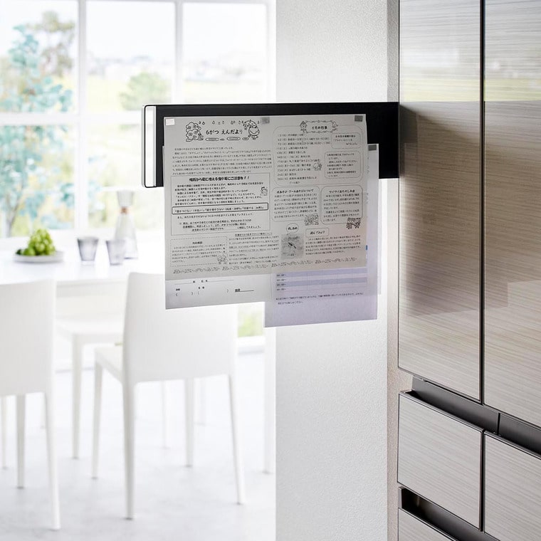 マグネット冷蔵庫横隠せるスライドスチールパネル タワー 山崎実業 公式 tower 1859 1860 ホワイト ブラック / 送料無料