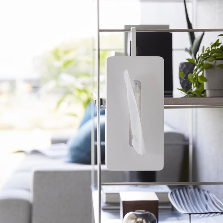 (土・日発送可) 引っ掛けティッシュケース タワー 山崎実業 公式 tower 1867 1868 ホワイト ブラック