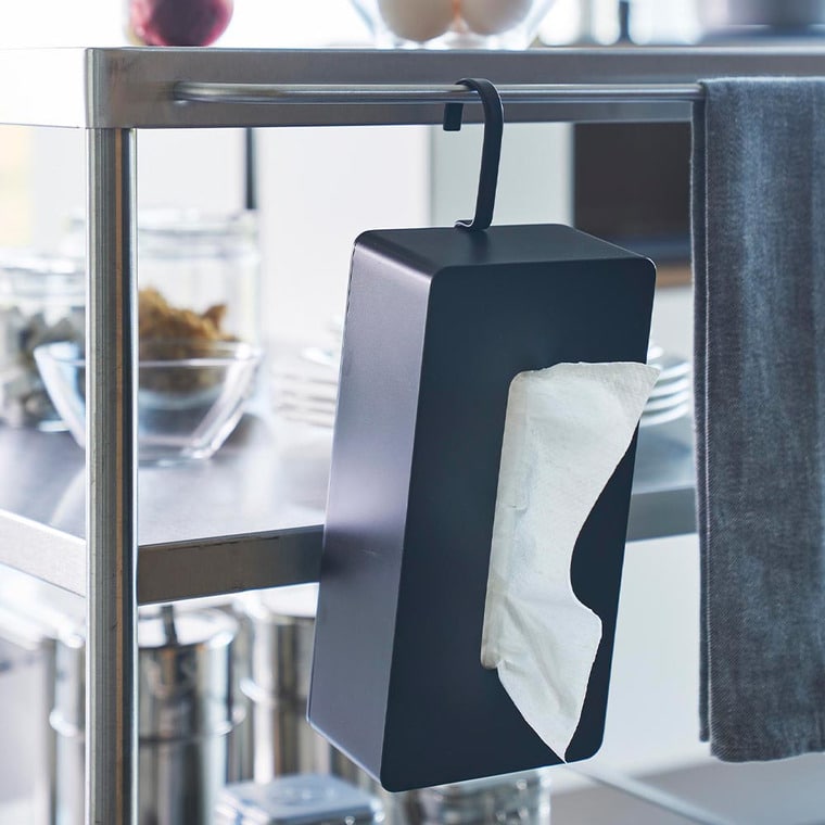 (土・日発送可) 引っ掛けティッシュケース タワー 山崎実業 公式 tower 1867 1868 ホワイト ブラック