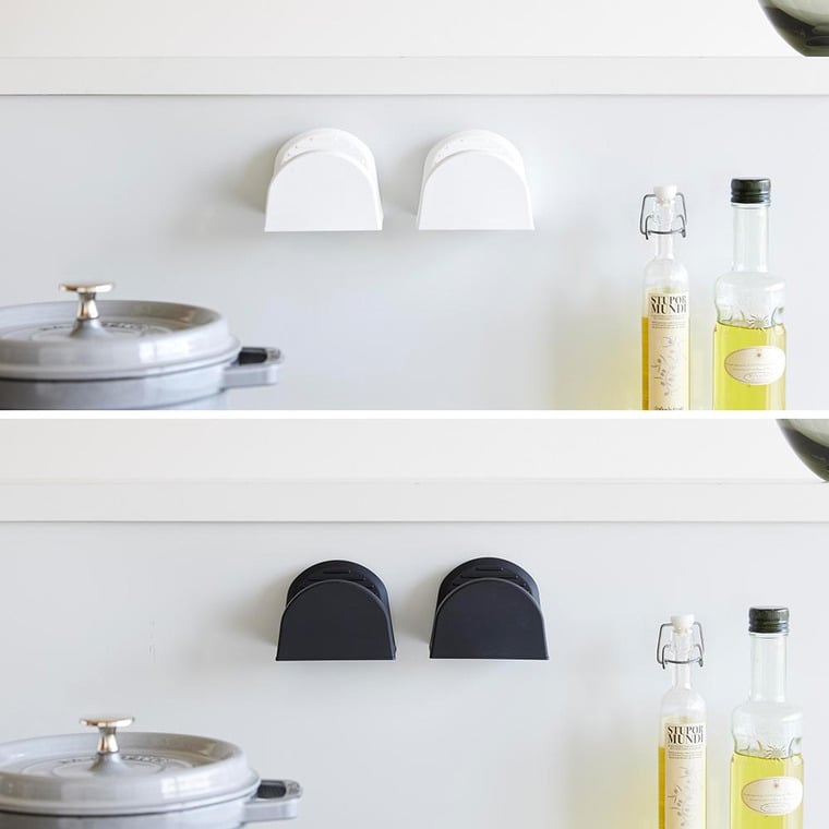 （土・日発送可） マグネットシリコーン鍋つかみ タワー 2個組 山崎実業 公式 tower ホワイト ブラック 1957 1958 / 食洗機対応可 送料無料