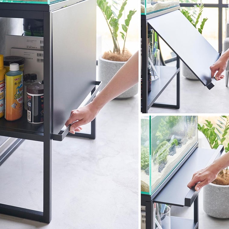 (土・日発送可) 水槽ラック タワー 山崎実業 公式 tower 1961 1962 ホワイト ブラック / 送料無料