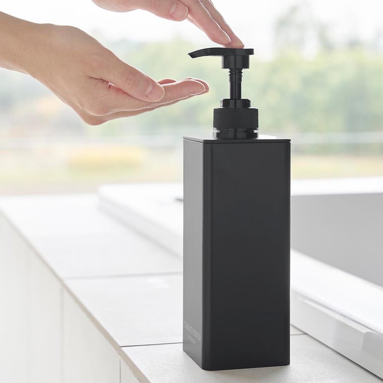 たっぷり洗剤が出るディスペンサー タワー 3本セット 山崎実業 公式 お風呂 tower 1538 1539 1540 1541 1542 1543 ホワイト ブラック 送料無料