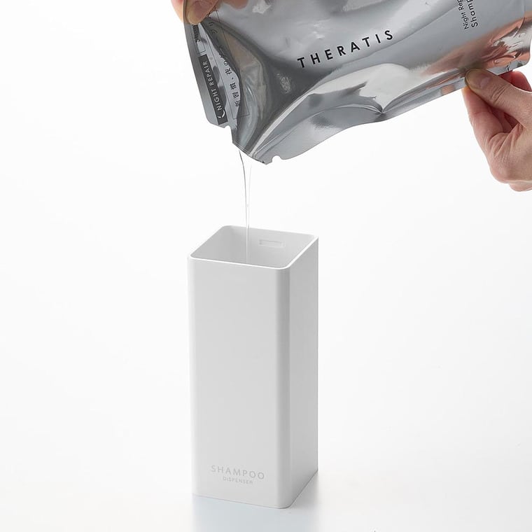 たっぷり洗剤が出るディスペンサー タワー 3本セット 山崎実業 公式 お風呂 tower 1538 1539 1540 1541 1542 1543 ホワイト ブラック 送料無料