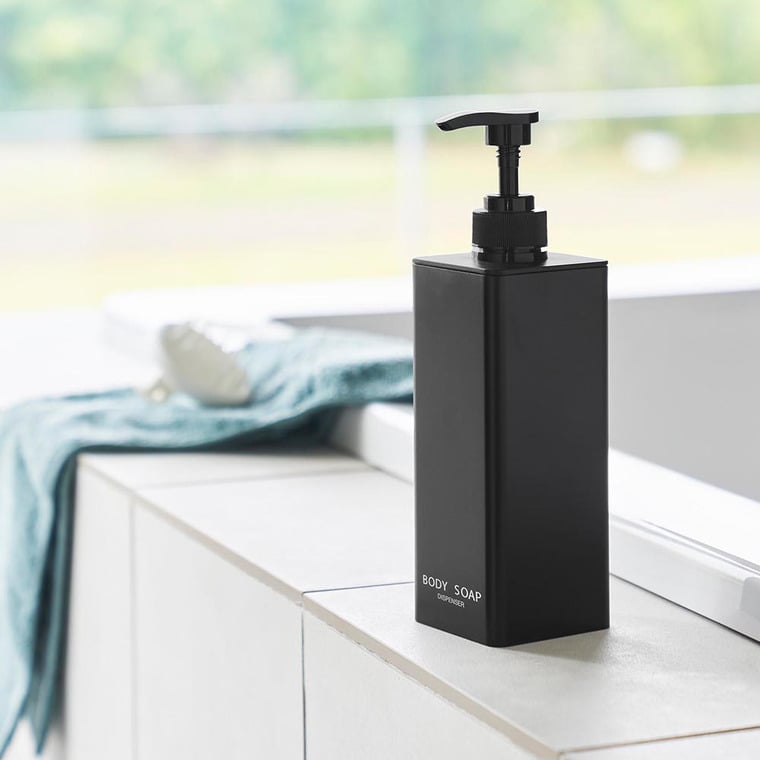 たっぷり洗剤が出るディスペンサー タワー 3本セット 山崎実業 公式 お風呂 tower 1538 1539 1540 1541 1542 1543 ホワイト ブラック 送料無料