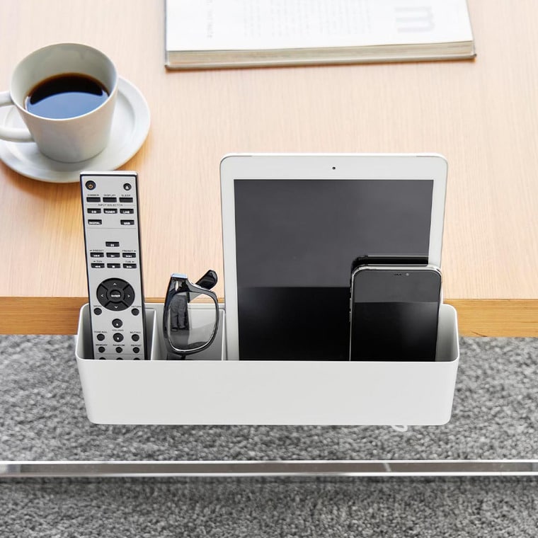 （土・日発送可） テーブル横リモコンラック タワー 山崎実業 公式 tower 収納 1574 1575 ホワイト ブラック 送料無料