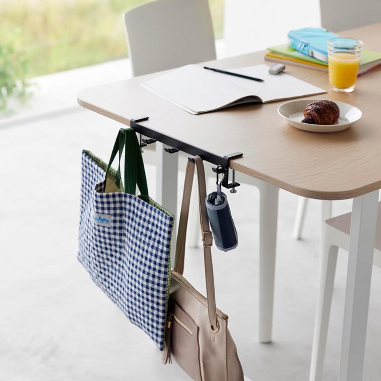 （土・日発送可） テーブル横フック タワー 山崎実業 公式 tower 収納 1576 1577 ホワイト ブラック