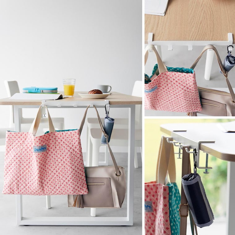 （土・日発送可） テーブル横フック タワー 山崎実業 公式 tower 収納 1576 1577 ホワイト ブラック