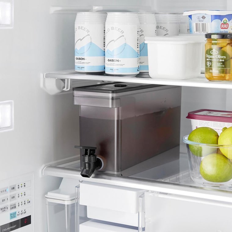 冷蔵庫ドリンクサーバー タワー 2.8L 山崎実業 tower 1582 1583 白 黒 送料無料