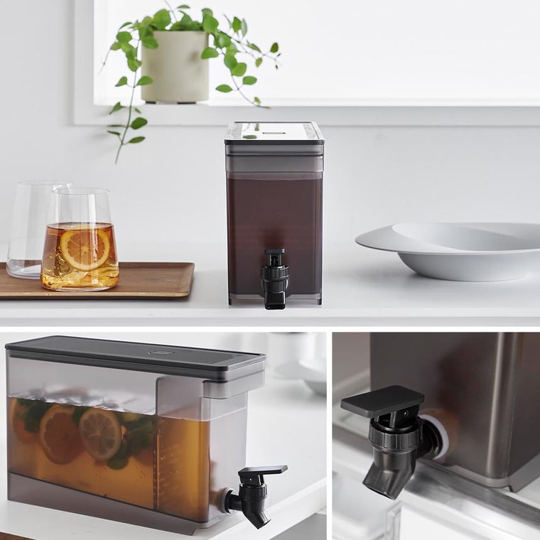 冷蔵庫ドリンクサーバー タワー 2.8L 山崎実業 tower 1582 1583 白 黒 送料無料