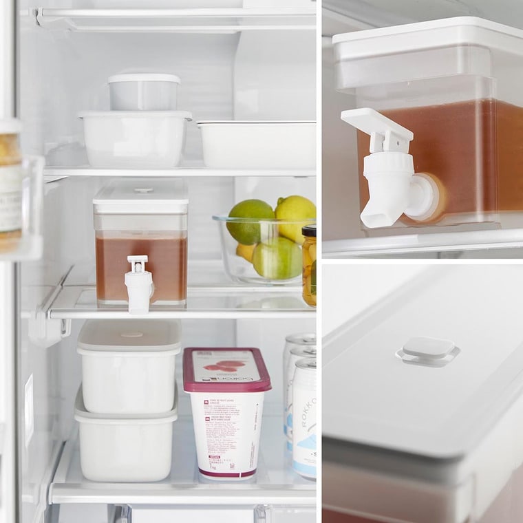 冷蔵庫ドリンクサーバー タワー 1.8L 山崎実業 tower 1584 1585 白 黒 送料無料