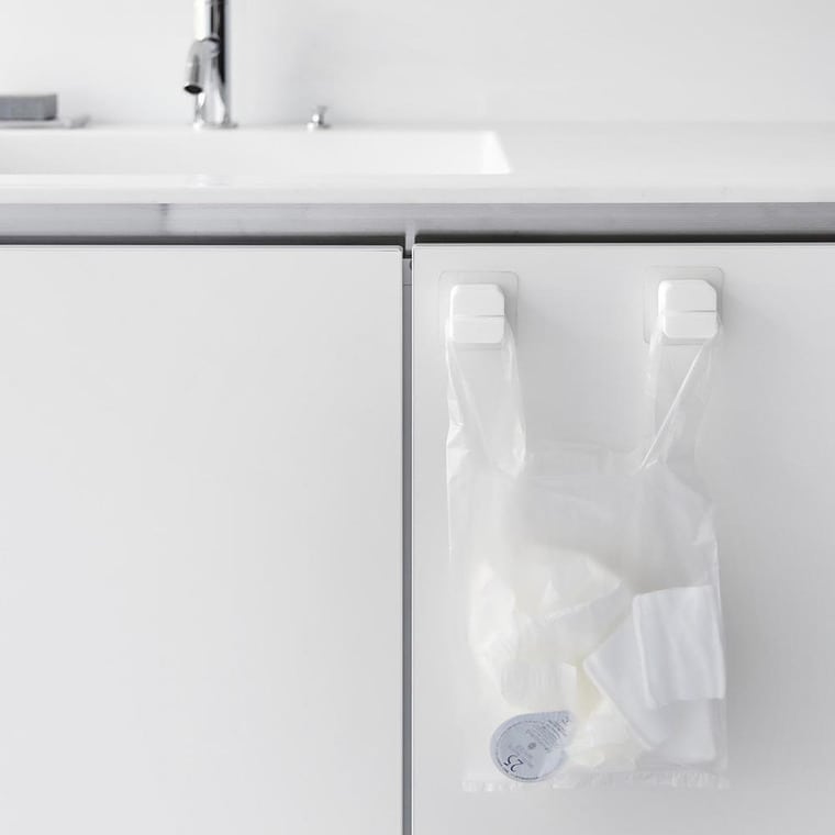 フィルムフックサニタリーマルチフック タワー 2個組 山崎実業 tower ホワイト ブラック 1592 1593