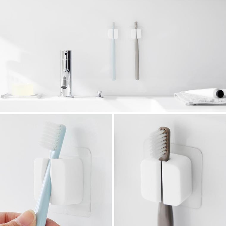 フィルムフックサニタリーマルチフック タワー 2個組 山崎実業 tower ホワイト ブラック 1592 1593