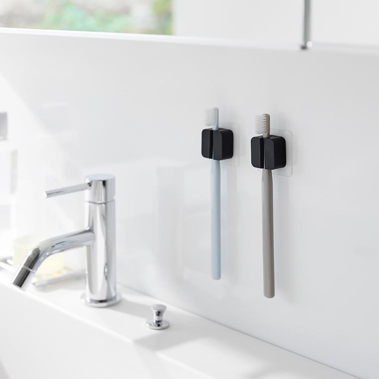 フィルムフックサニタリーマルチフック タワー 2個組 山崎実業 tower ホワイト ブラック 1592 1593