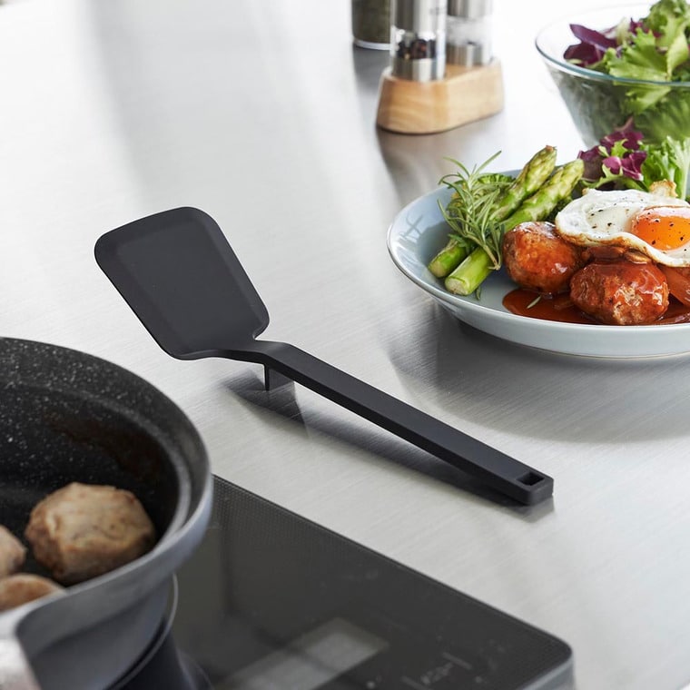 シリコーンフライ返し タワー S 山崎実業 公式 tower 1594 1595 ホワイト ブラック