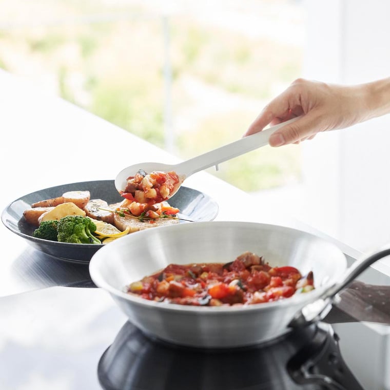 シリコーン調理スプーン タワー S 山崎実業 公式 tower 1596 1597 ホワイト ブラック / 食洗機対応