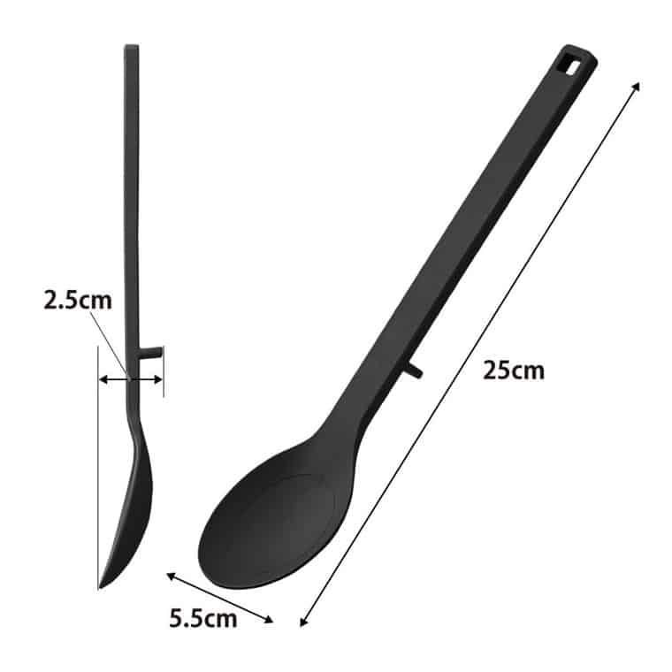シリコーン調理スプーン タワー S 山崎実業 公式 tower 1596 1597 ホワイト ブラック / 食洗機対応