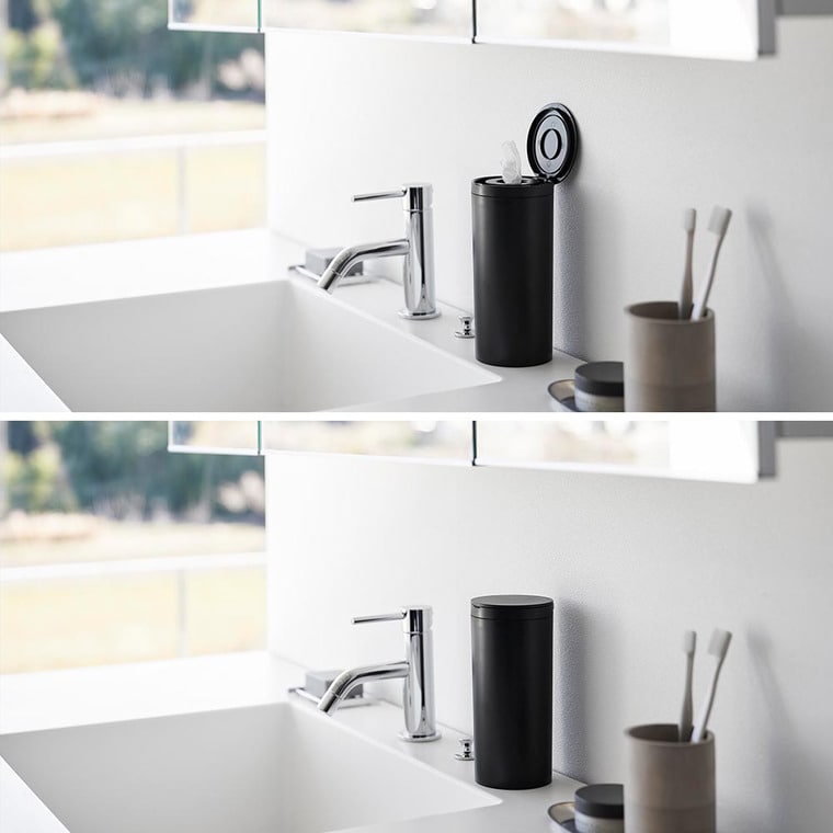 ボトル型ウェットティッシュケース タワー 山崎実業 公式 tower 1608 1609 ホワイト ブラック