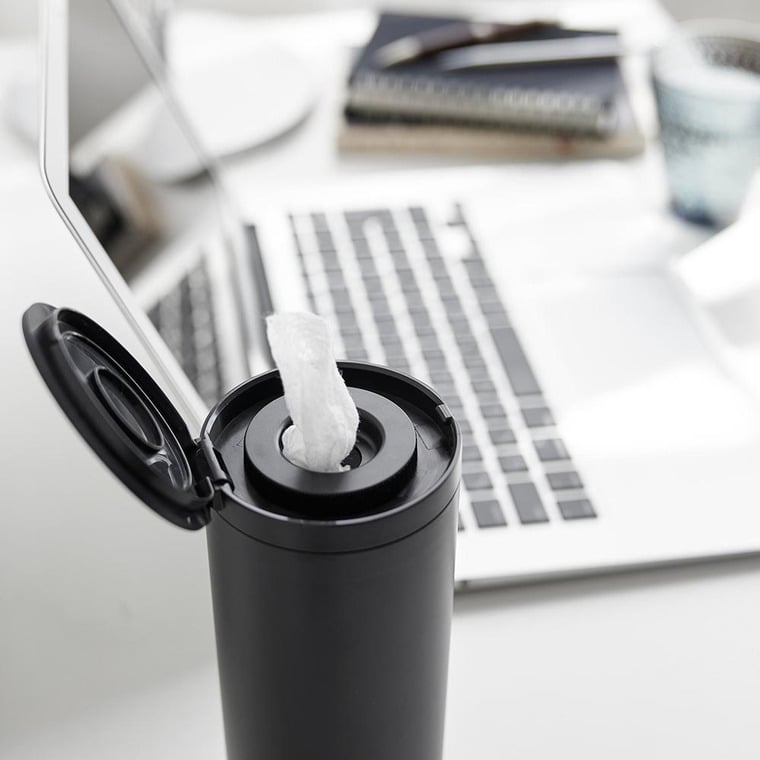 ボトル型ウェットティッシュケース タワー 山崎実業 公式 tower 1608 1609 ホワイト ブラック